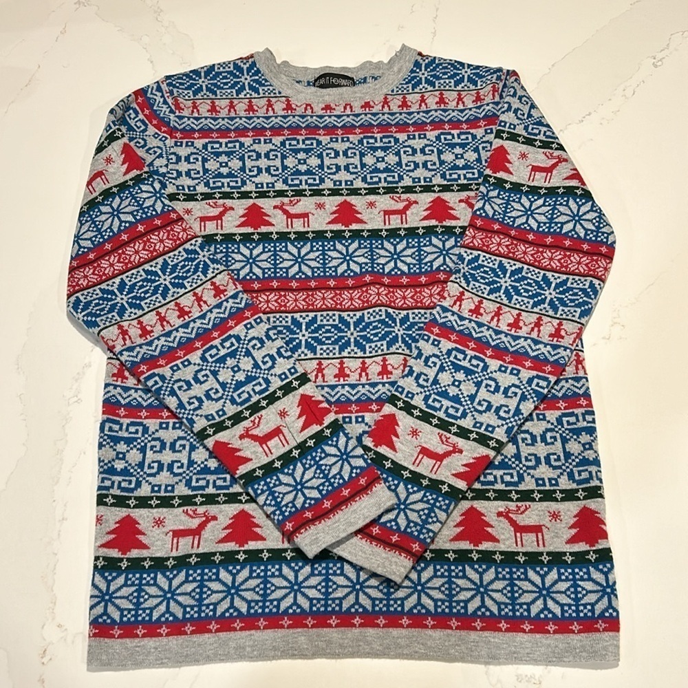 Wear it Forward Christmas Sweater not-so-ugly Crewneck Pullover Winter Sz Small